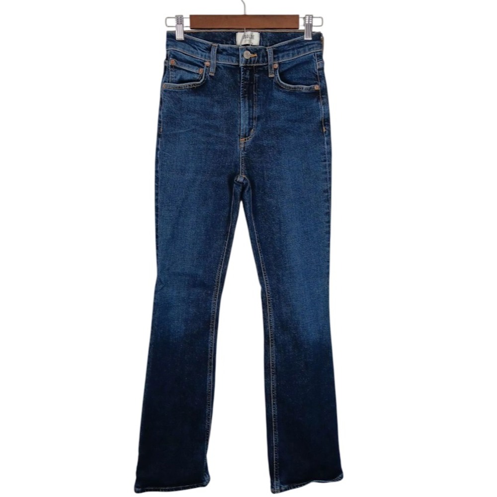 AGOLDE Women's Bootcut Jeans Size 25 Blue High Rise Stretch‎ Denim